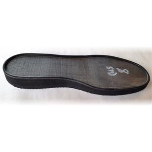 photo of a black wedge sole