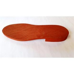 photo of a wooden shoe sole
