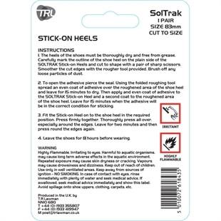 View of an instructions sheet for Soltrack products