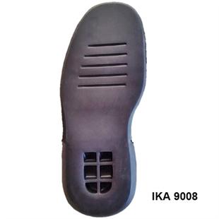 front view of a black shoe sole