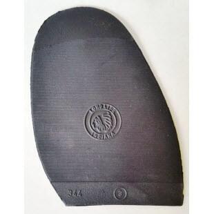 photo of a black 344 longlife half sole